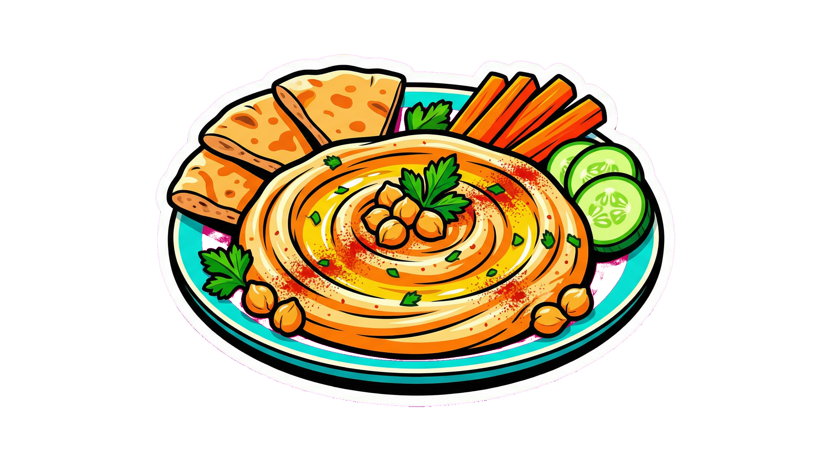 Israeli Falafel and Hummus at Pizza Palace Cafe