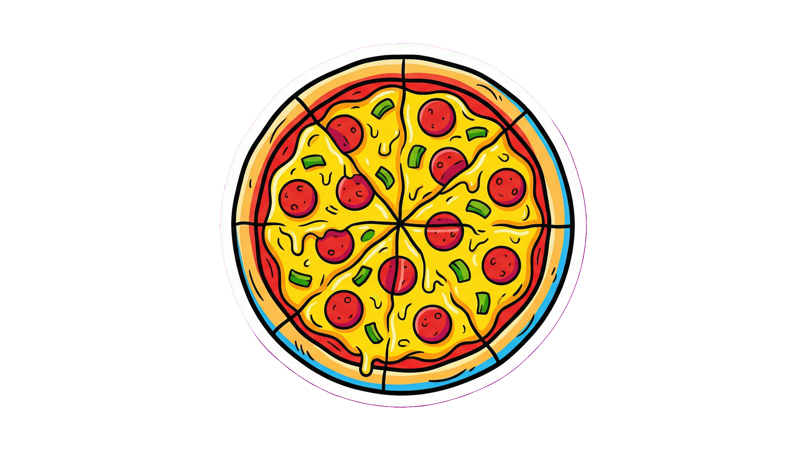 Signature NYC Pizza Pies at Pizza Palace Cafe Queens